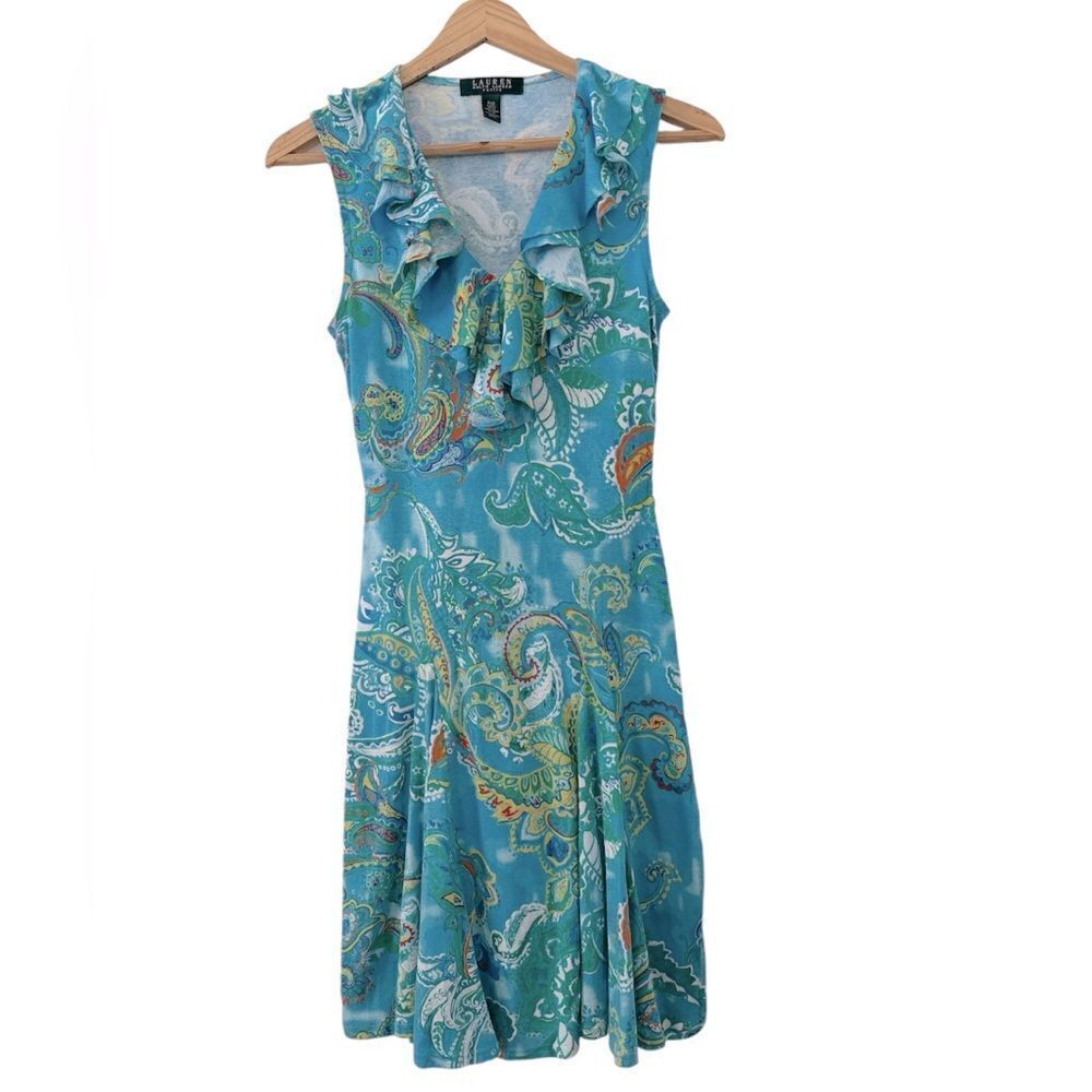 Ralph Lauren Floral Paisley midi dress  NWT
